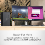 Inspiron 3030 Desktop - Intel Core I7-14700 Processor, 16GB DDR5 RAM, 1TB SSD, Intel UHD 770 Graphics, Windows 11 Pro, Onsite & Migrate Service - Mist Blue - Image 3
