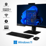 Envision 27" All-In-One Desktop PC (20-Core Intel I7-14700 (> I9-14900Hx), 64GB RAM, 4TB NVME, Wifi 6, W11 Pro, Type-C, Web Cam, Card Reader, DVD-RW, FHD, KB/M - Business Computer with Accessories - Image 7