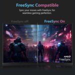 Z-Edge 27-Inch Curved Gaming Monitor 16:9 1920X1080 240Hz 1Ms Frameless LED Gaming Monitor, UG27P AMD Freesync Premium Display Port HDMI - Image 4