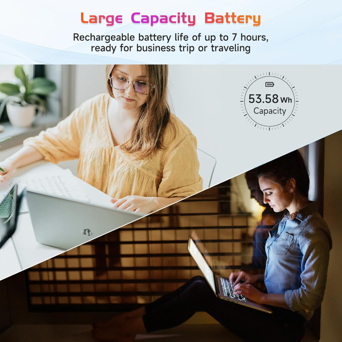 17.3 FHD Laptop, Intel 6 Core I3-1215U, 32GB RAM, 1TB SSD, (Beat I5-1135G7, up to 4.4Ghz), 65W Type-C, Fingerprint, Backlit Keyboard, IPS Business Computer, Numpad, Win 11 - Image 6