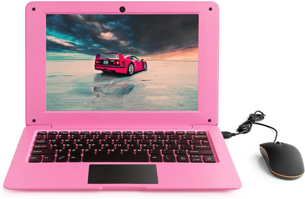 Kids Portable Laptop Computer, Educational Laptop Powered by Android 7.1.1, Quad Core Processor, HDMI, Camera, Bluetooth, Wifi (Pink) - Image 5