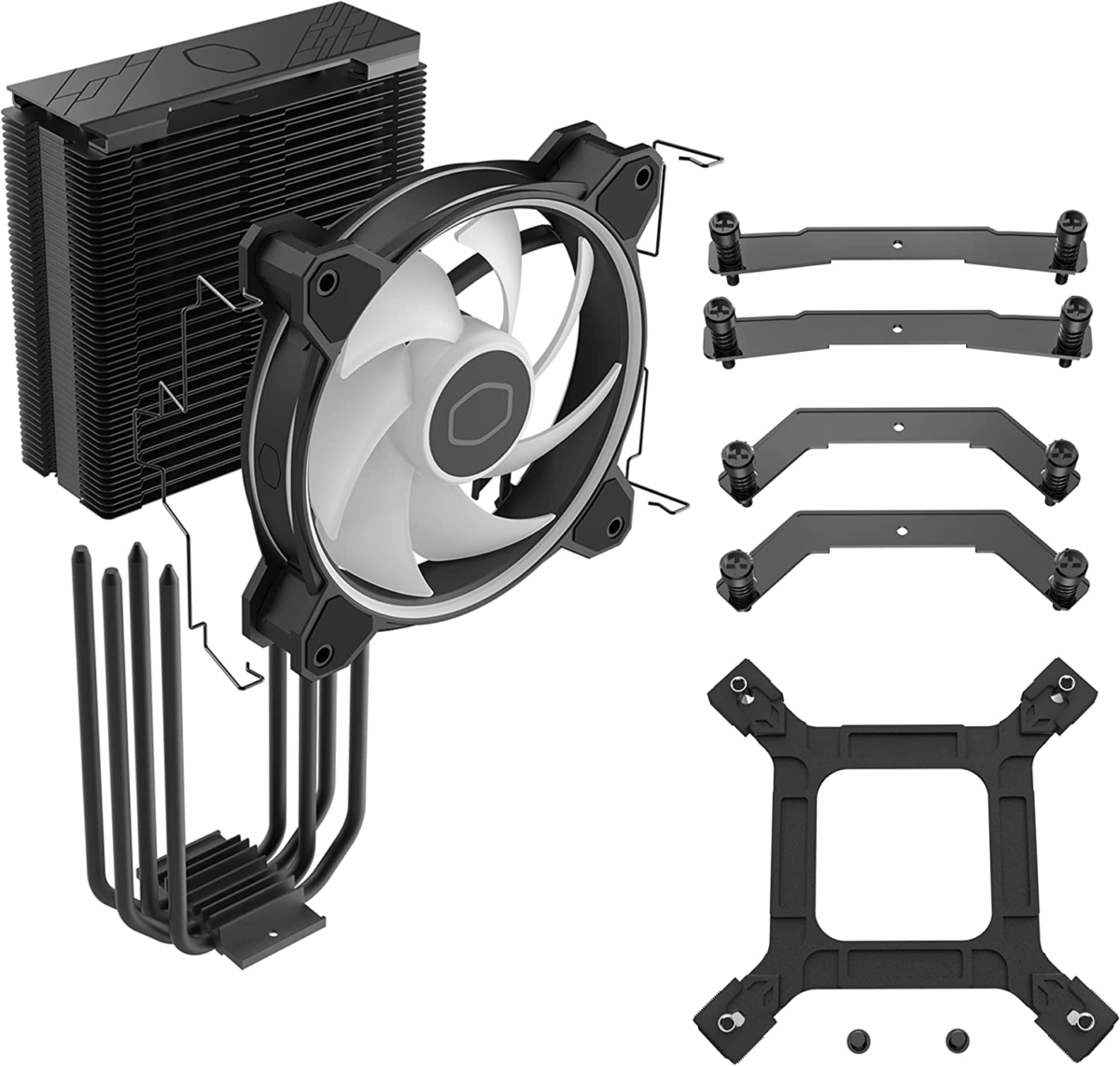 Hyper 212 Halo Black CPU Air Cooler, 120 Halo² PWM Fan, Dual Loop ARGB, Aluminum Top Cover, 4 Copper Heat Pipes, 154Mm Tall, AMD Ryzen AM5|AM4, Intel LGA 1851|1700|1200 Brackets - Image 15
