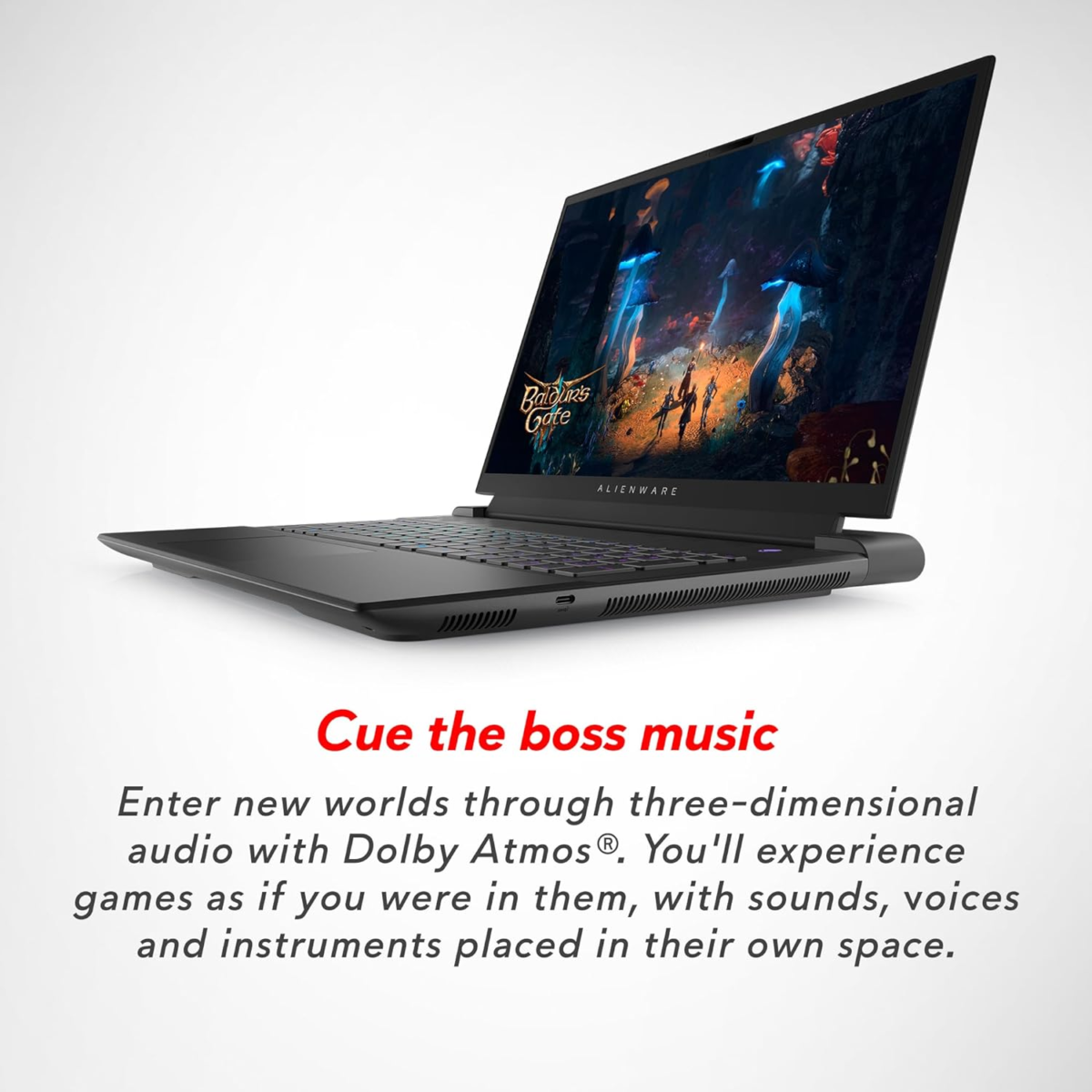 M18 R2 Gaming Laptop - 18 QHD+ 165Hz 3Ms Display, Intel Core I9-14900Hx, 32GB DDR5 RAM, 1TB SSD, NVIDIA Geforce RTX 4080 12 GB GDDR6, Windows 11 Home, Onsite Service - Dark Metallic Moon - Image 2