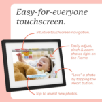 Digital Picture Frame - Wifi Enabled with Load from Phone Capability, Touch Screen Digital Photo Frame Display - Customizable Gift for Friends and Family - 10 Inch Black - Image 7