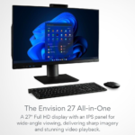 Envision 27" All-In-One Desktop PC (20-Core Intel I7-14700 (> I9-14900Hx), 64GB RAM, 4TB NVME, Wifi 6, W11 Pro, Type-C, Web Cam, Card Reader, DVD-RW, FHD, KB/M - Business Computer with Accessories - Image 2