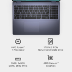 Inspiron 5645 Laptop - 16.0 16:10 FHD+ (1920 X 1200) Display, AMD Ryzen 7-8840U, 16GB DDR5 RAM, 1TB SSD, AMD Radeon Graphics, Windows 11 Home, Onsite & Migrate Services - Midnight Blue - Image 10