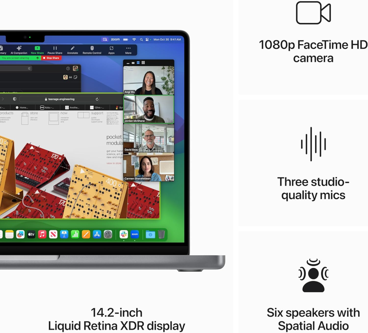 2023 Macbook Pro Laptop M3 Chip with 8‑Core CPU, 10‑Core GPU: Built for  Intelligence, 14.2-Inch Liquid Retina XDR Display, 8GB Unified Memory, 512GB SSD Storage; Space Gray - Image 6