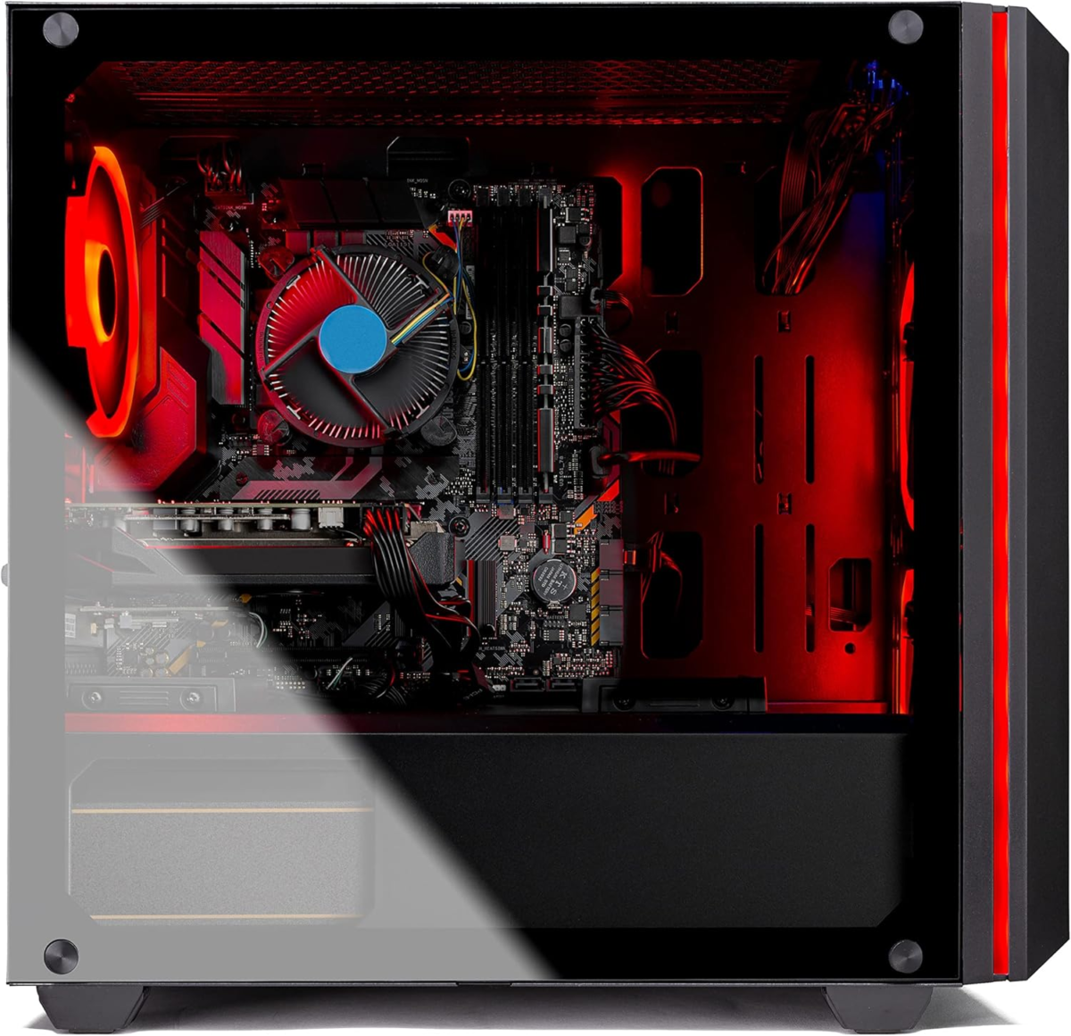 Chronos Mini Gaming Computer PC Desktop - Intel Core-I3 10100F 3.6Ghz, GTX 1650 4G, 500GB SSD, 8G 3000, RGB Fans, AC Wifi, Windows 10 Home 64-Bit,Black - Image 7