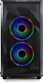 Chronos Mini Gaming Computer PC Desktop - Intel Core-I3 10100F 3.6Ghz, GTX 1650 4G, 500GB SSD, 8G 3000, RGB Fans, AC Wifi, Windows 10 Home 64-Bit,Black - Image 2