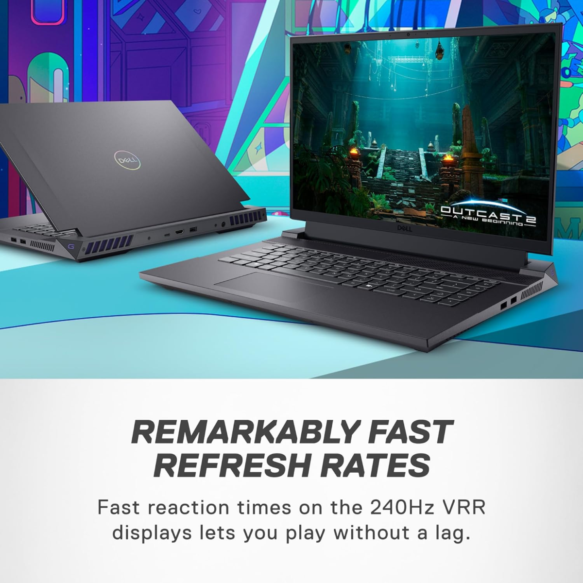 G16 7630 Gaming Laptop - 16-Inch QHD+ 240Hz 3Ms Display, Intel Core I9-13900Hx, 16GB DDR5 RAM, 1TB SSD, NVIDIA Geforce RTX 4070 8GB GDDR6, Windows 11 Home, Onsite Service - Metallic Nightshade - Image 3