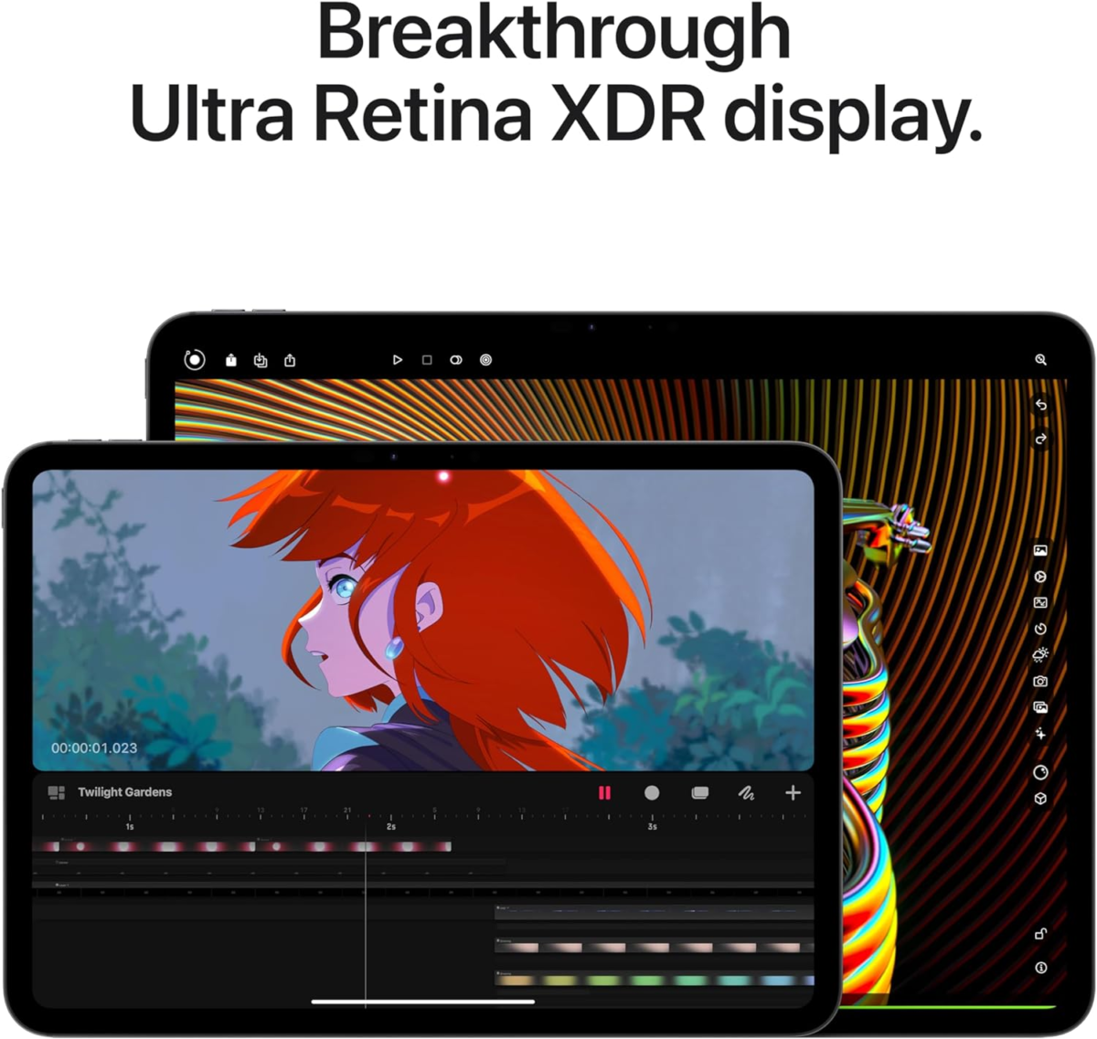 Ipad Pro 13-Inch (M4): Built for  Intelligence, Ultra Retina XDR Display, 256GB, 12MP Front/Back Camera, Lidar Scanner, Wi-Fi 6E, Face ID, All-Day Battery Life — Space Black - Image 3