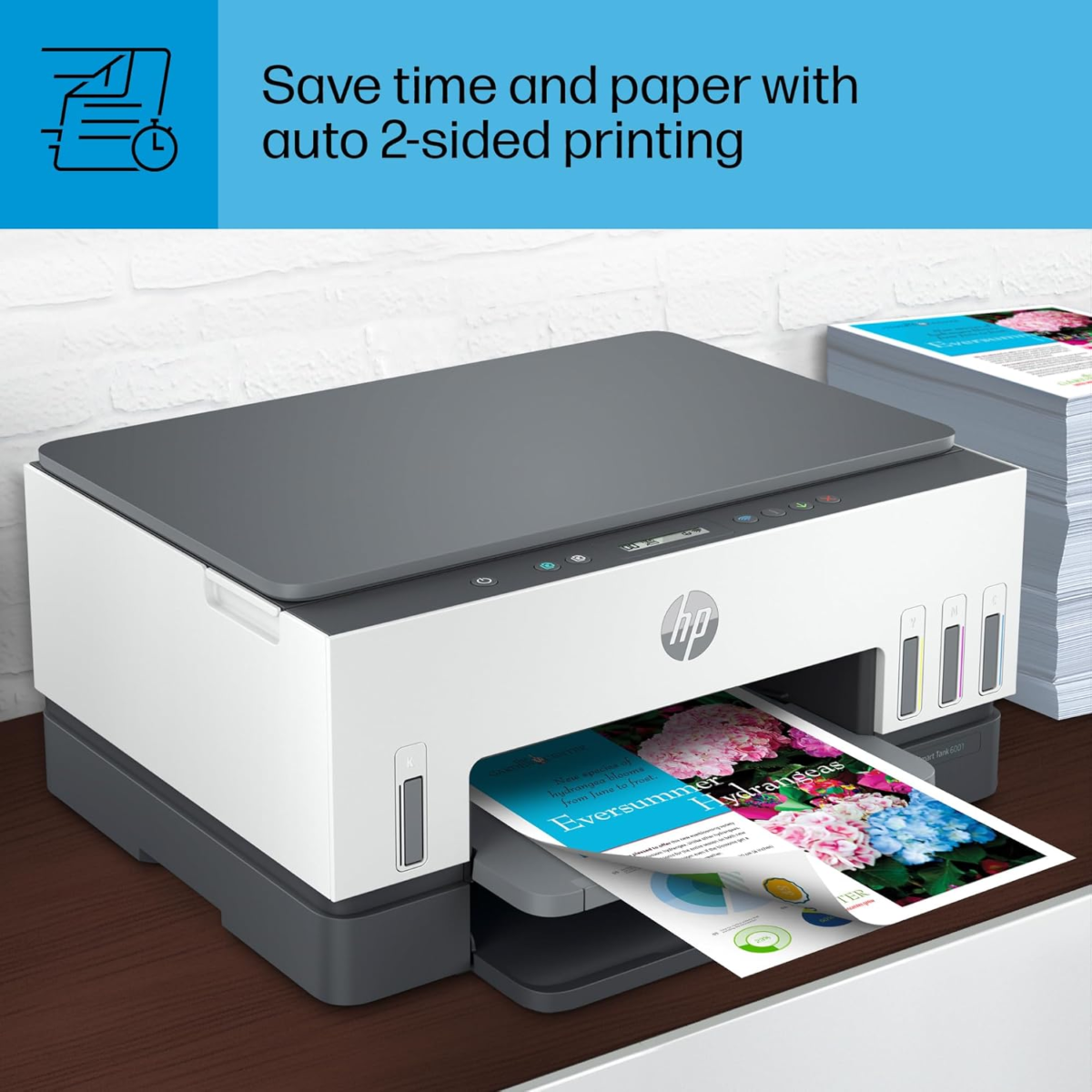 Smart -Tank 6001 Wireless Cartridge-Free All in One Printer, This Ink -Tank Printer Comes with up to 2 Years of Ink Included, with Mobile Print, Scan, Copy (2H0B9A) - Image 18