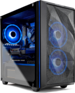 Chronos Mini Gaming Computer PC Desktop - Intel Core-I3 10100F 3.6Ghz, GTX 1650 4G, 500GB SSD, 8G 3000, RGB Fans, AC Wifi, Windows 10 Home 64-Bit,Black - Image 4