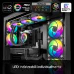 Liquid Freezer III 360 A-RGB - CPU AIO Water Cooler, Water Cooling PC, Intel & AMD, Efficient Pwm-Controlled Pump, Fan: 200–2000 RPM, LGA1851 and LGA1700 Contact Frame - Black - Image 2