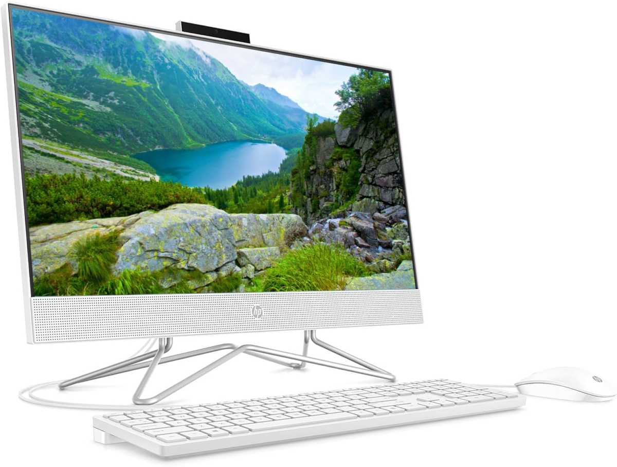 Newest All-In-One Desktop Computer, 21.5" FHD Display, Intel Celeron J4025 Processor, 16GB RAM, 256GB SSD, Webcam, HDMI, RJ-45, Wired Keyboard&Mouse, Wi-Fi, Windows 11 Pro - Image 2