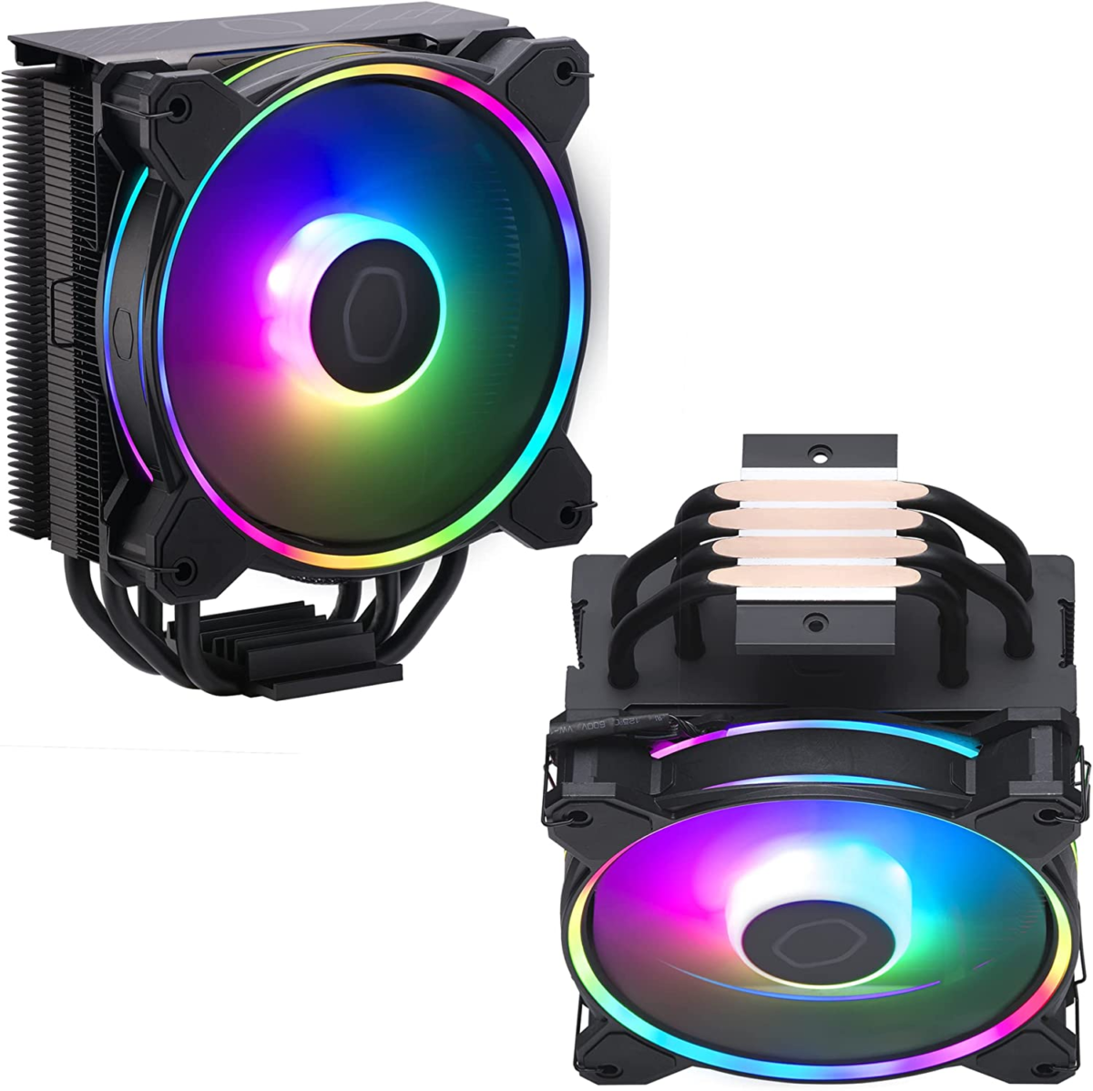 Hyper 212 Halo Black CPU Air Cooler, 120 Halo² PWM Fan, Dual Loop ARGB, Aluminum Top Cover, 4 Copper Heat Pipes, 154Mm Tall, AMD Ryzen AM5|AM4, Intel LGA 1851|1700|1200 Brackets - Image 13