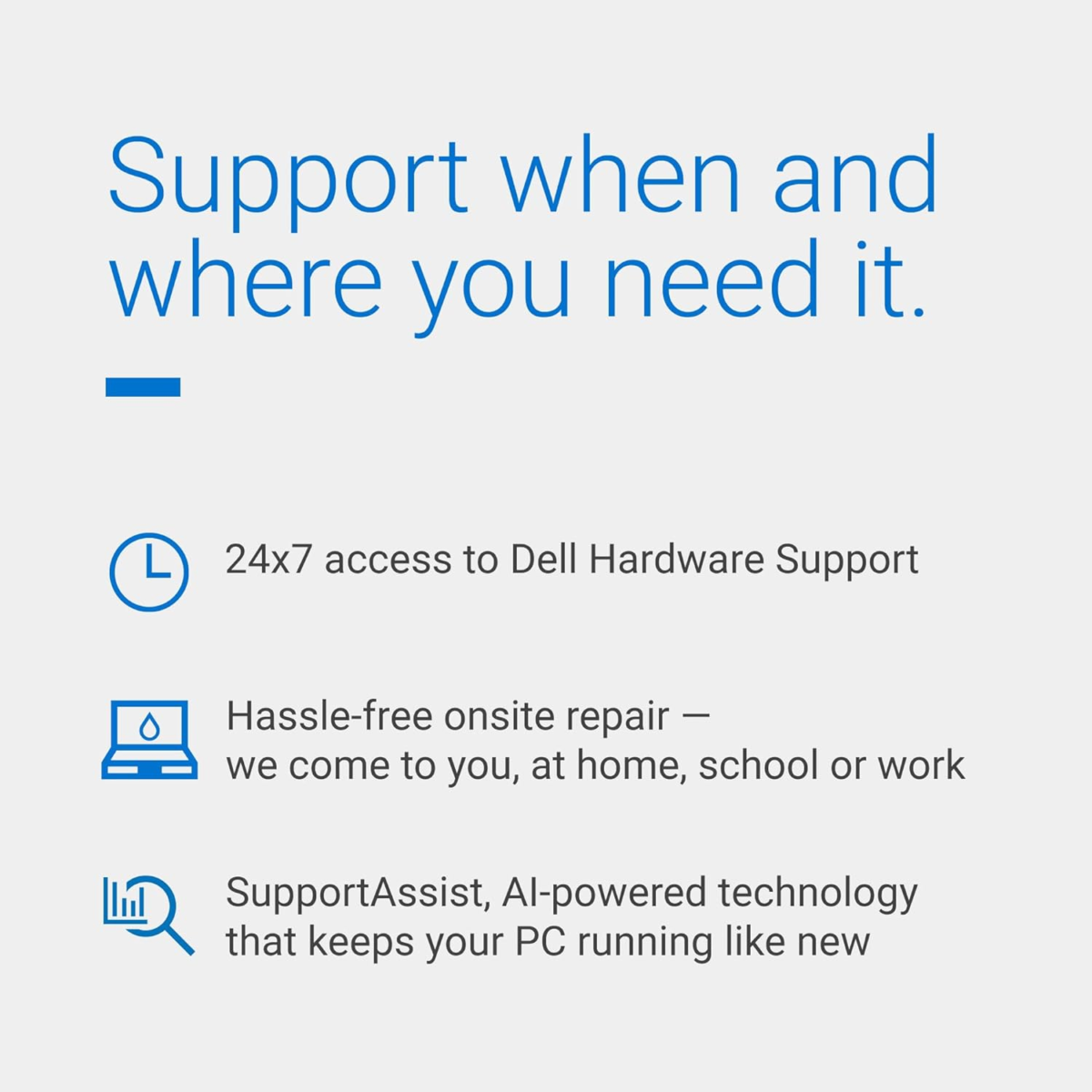 Inspiron 5645 Laptop - 16.0 16:10 FHD+ (1920 X 1200) Display, AMD Ryzen 7-8840U, 16GB DDR5 RAM, 1TB SSD, AMD Radeon Graphics, Windows 11 Home, Onsite & Migrate Services - Midnight Blue - Image 8
