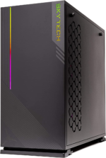 Azure Gaming PC Desktop – Intel Core I3 10105F 3.7 Ghz, NVIDIA GTX 1650, 500GB NVME SSD, 16GB DDR4 RAM 3200, 650W Gold PSU, 11AC Wi-Fi, Windows 11 Home 64-Bit,Black - Image 2
